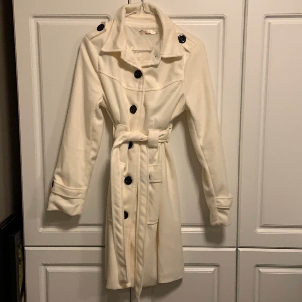 Fleece Trench Jacket